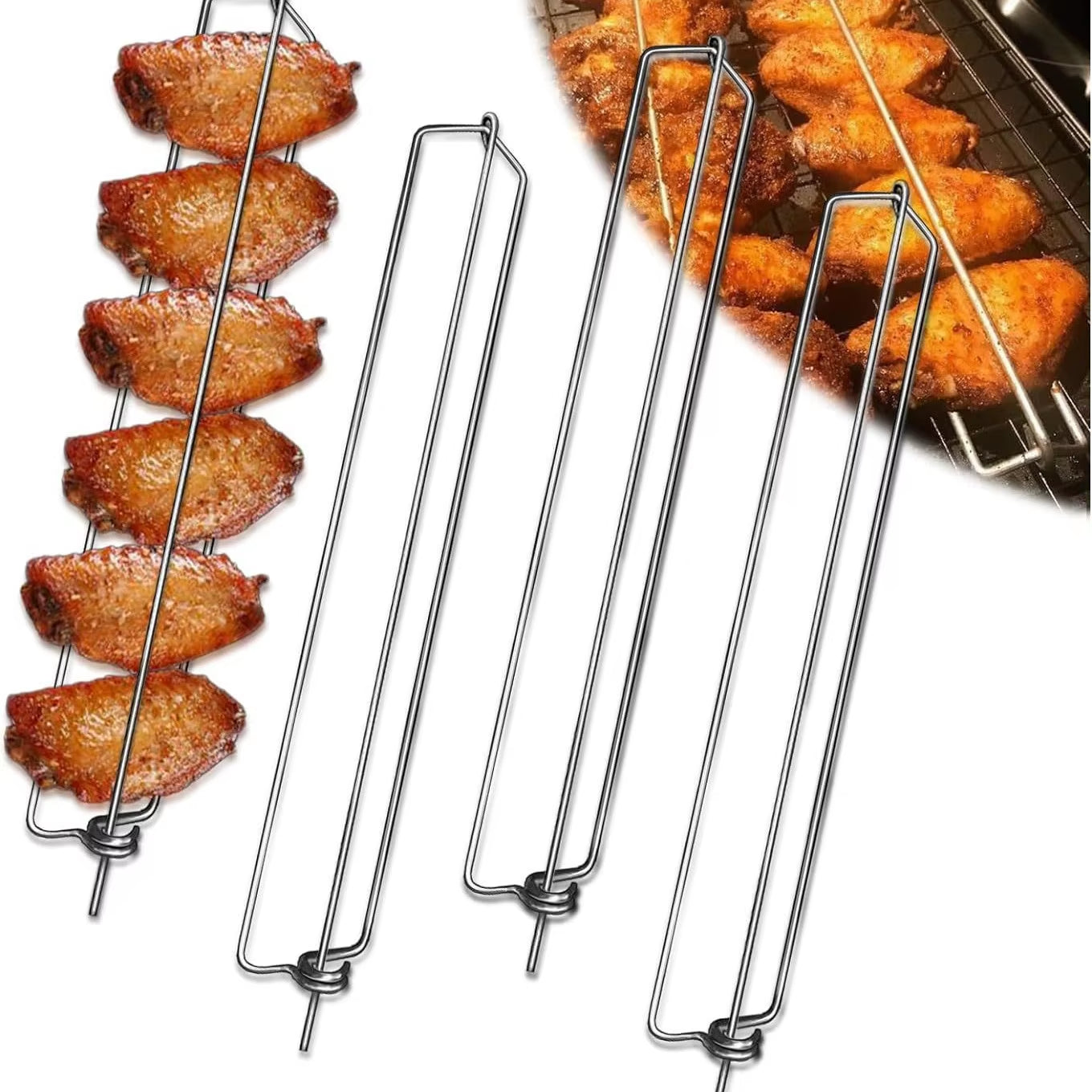 Outdoor Barbecue Fork Chicken Wing Grill BBQ Barbecue Tools